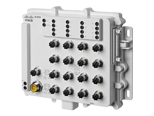 Cisco Industrial Ethernet 2000 IP67 Series - Switch - Managed - 16 x 10/100 - wall-mountable