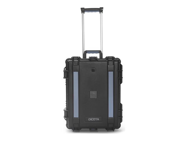 DICOTA - Rolling case for 14 tablets - charging case - ABS plastic - black