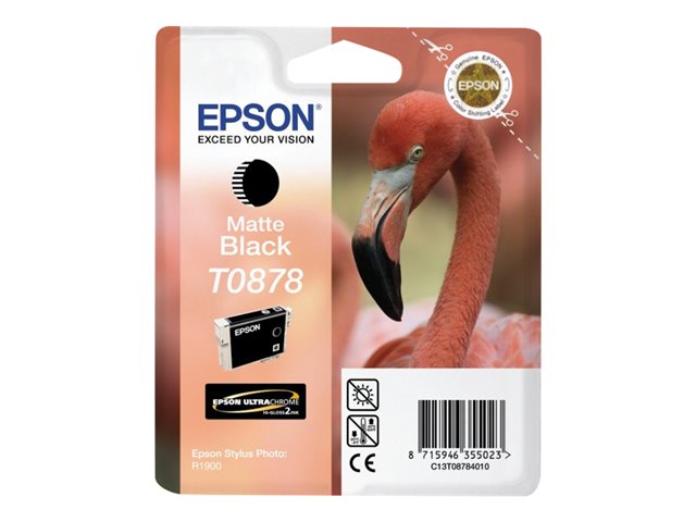 Epson T0878 - matte black - original - ink cartridge