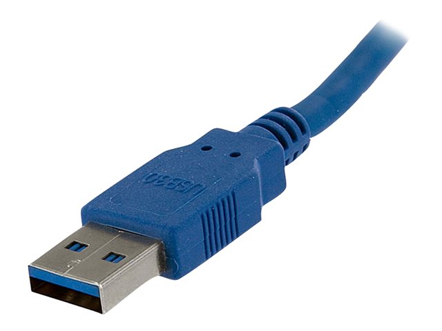StarTech 1m Blue SuperSpeed USB 3.0 Extension Cable A to A - Male to Female USB 3 Extension Cable Cord 1 m (USB3SEXT1M) - USB extension cable - USB Type A (M) to USB Type A (F) - USB 3.0 - 1 m - black - for P/N: 2SD4FCRU3, CFASTRWU3, HB30A4AIB, HB30C4AIB,