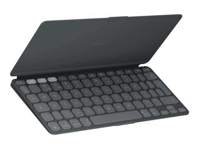 Logitech Keys-To-Go 2 for iPad - keyboard - built-in cover - QWERTY - UK - graphite Input Device