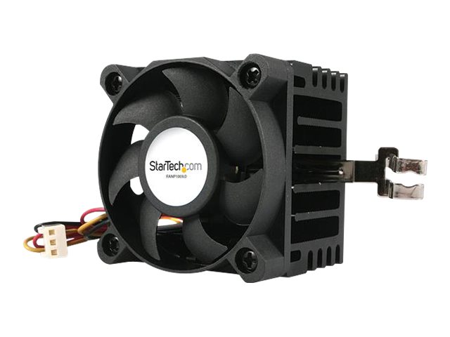 StarTech.com 50mmx50mmx41mm Socket 7/370 CPU Cooler Fan w/ Heatsink and TX3 and LP4 (FANP1003LD) - Processor cooler - (for: Socket 370, Socket 7) - aluminium - 50 mm - black