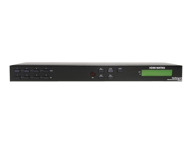 StarTech.com 4x4 HDMI Matrix Video Switch Splitter with Audio and RS232 - 4x1 HDMI Video Switch - 4 Port HDMI Switcher (VS440HDMI) - video/audio switch - 4 ports