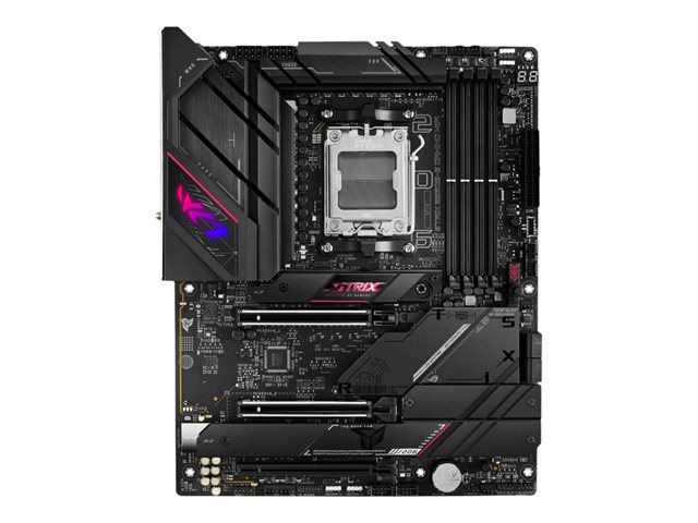 ASUS ROG Strix B650E-E Gaming WiFi - Motherboard - ATX - Socket AM5 - AMD B650 Chipset - USB-C 3.2 Gen 2x2, USB-C 3.2 Gen2, USB 3.2 Gen 2, USB 3.2 Gen 1 - 2.5 Gigabit LAN, Wi-Fi 6, Bluetooth - onboard graphics (CPU required) - HD Audio (8-channel)