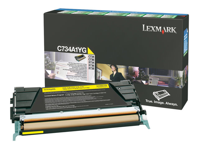 Lexmark - Toner cartridge - 1 x yellow - 6000 pages - LRP / LCCP