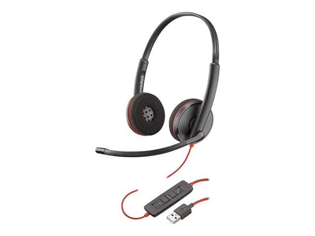Poly Blackwire C3225 - headset - USB, 3.5 mm jack