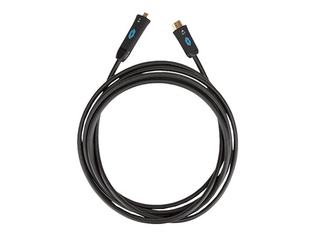 Crestron CBL-4K-USBC-HD Series CBL-4K-USBC-HD-12 - Adapter cable - 24 pin USB-C male to HDMI male - 3.66 m - double shielded - black - 4K support, active