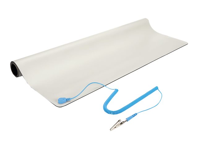 Startech Anti-Static Mat - 25" x 27.5" Electrical Grounding Desk Pad - For Home or Work - Beige (M3013) - Desktop anti-static mat - beige