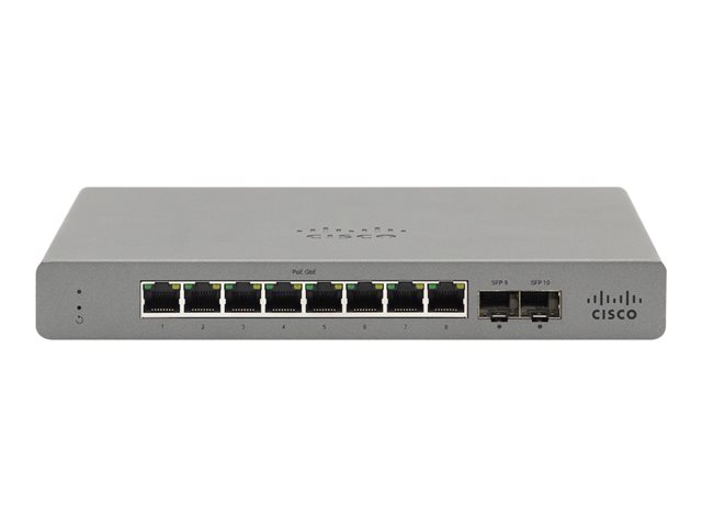 Cisco Meraki Go GS110-8P - switch - 8 ports - Managed