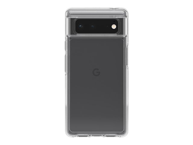 OtterBox Symmetry Series - Back cover for mobile phone - MagSafe compatibility - polycarbonate, synthetic rubber - clear - for Google Pixel 6