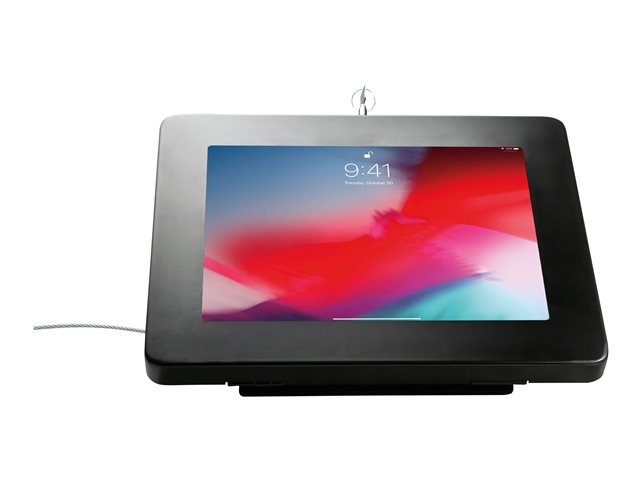 ANGLE FLIP SECURE POS KIOSK WITH STORAGE COMPARTMENT FOR TA