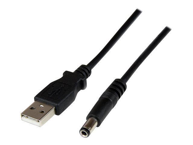 StarTech.com 2m USB to Type N Barrel Cable - USB to 5.5mm 5V DC Power Cable - USB to DC Power - 2 meter (USB2TYPEN2M) - power cable - USB (power only) to DC jack 5.5 x 2.5 mm - 2 m