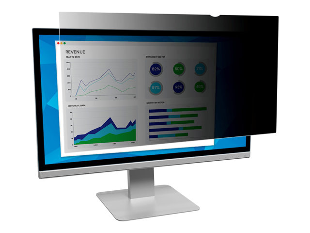 3M Privacy Filter for 19.5" Monitors 16:10 - Display privacy filter - 19.5" wide - black