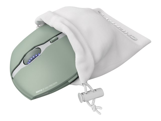 CHERRY GENTIX BT - Mouse - optical - 7 buttons - wireless - Bluetooth 4.0 - agave green