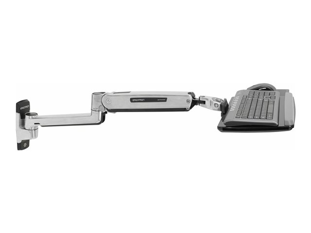 Ergotron LX Sit-Stand Wall Mount Keyboard Arm - Wall mount for keyboard / mouse - aluminium - polished aluminium - wall-mountable - for P/N: 45-353-026