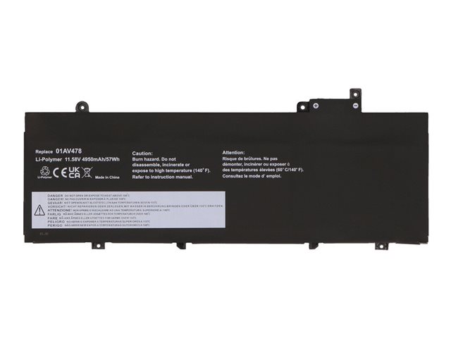 2-Power Main Battery Pack - laptop battery - 11.55 V - Li-pol - 3800 mAh - 44 Wh