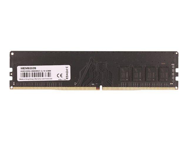 2-Power - DDR4 - module - 8 GB - DIMM 288-pin - 2666 MHz / PC4-21300 - CL19