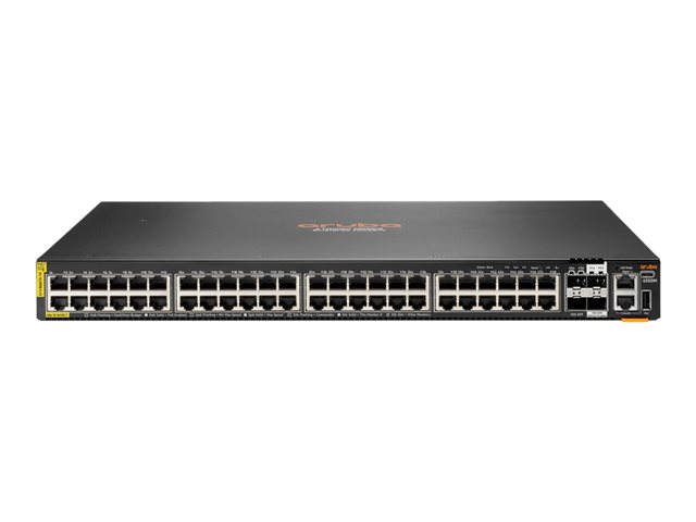 HPE Aruba 6200M 48G Class4 PoE 4SFP+ Switch - switch - Max. Stacking Distance 10 kms - 48 ports - Managed - rack-mountable