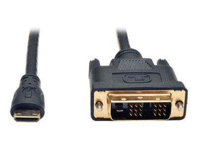 Eaton Tripp Lite Series Mini HDMI to DVI Adapter Cable (Mini HDMI to DVI-D M/M), 6 ft. (1.8 m) - adapter cable - HDMI / DVI - 1.83 m