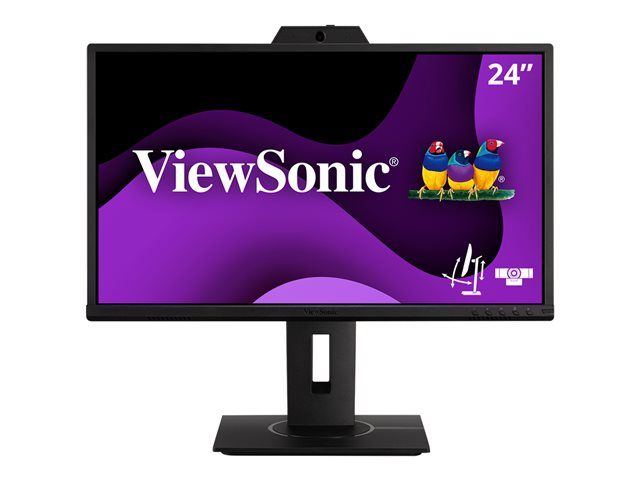 ViewSonic VG2440V - LED monitor - 24" (23.8" viewable) - 1920 x 1080 Full HD (1080p) @ 75 Hz - IPS - 250 cd/m² - 1000:1 - 5 ms - HDMI, VGA, DisplayPort - speakers