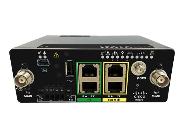 Cisco Industrial Integrated Services Router 807 - wireless router - WWAN - DIN rail mountable, wall-mountable