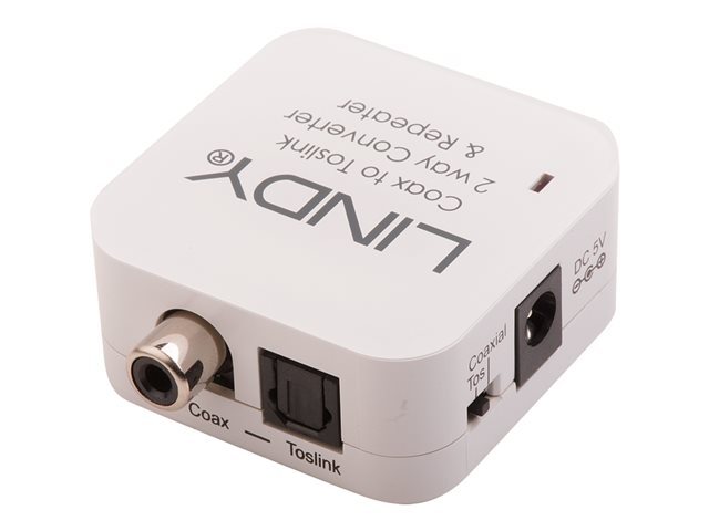 LINDY SPDIF Digital / Toslink Audio Converter - media converter