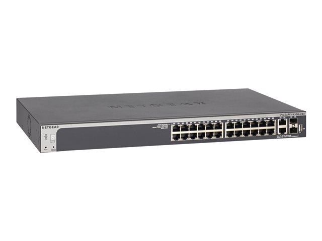NETGEAR Smart S3300-28X - switch - 28 ports - smart - rack-mountable