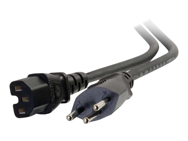 C2G 250 Volt Hot Condition Swiss Power Cord - power cable - IEC 60320 C15 to SEV 1011 - 2 m