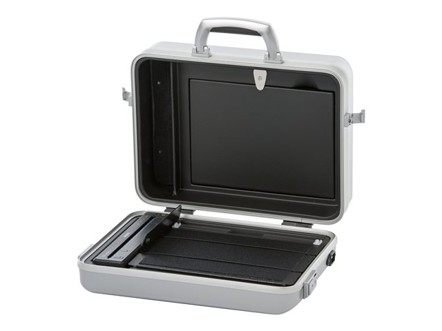 DICOTA Data Smart Tablet Slim S for Tablets 10.1" and Brother PJ-663 printer - Silver. All in one solution when you need the option to print when out and about. Within the case there are cables that connect the laptop to the printer:  when you get home yo