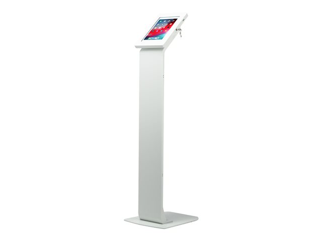 PREMIUM LOCKING FLOOR STAND KIOSK (WHITE)