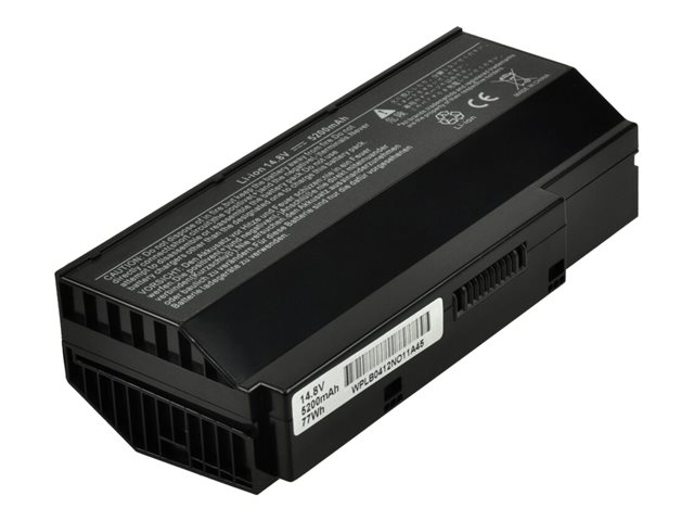 2-Power Main Battery Pack - laptop battery - Li-Ion - 5200 mAh - 77 Wh