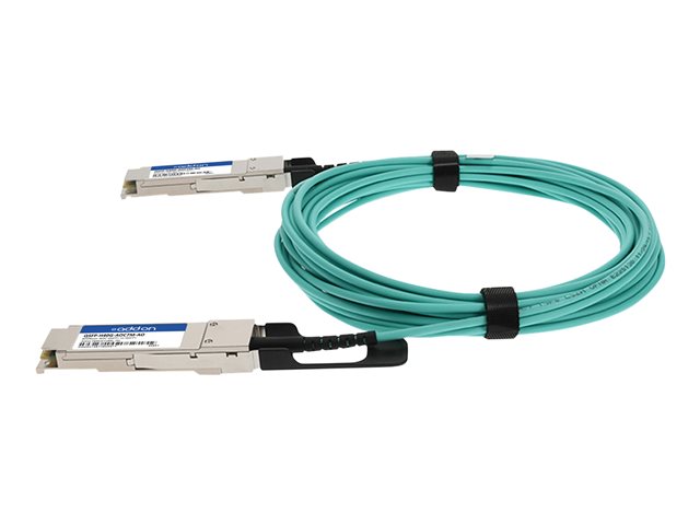 AddOn 7m Cisco Compatible QSFP+ AOC - 40GBase direct attach cable - QSFP+ (M) to QSFP+ (M) - 7 m - fibre optic - active - for Cisco Nexus 93108TC-EX, 93180YC-FX, 9336C-FX2, 9372PX-E