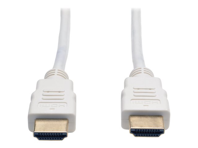Eaton Tripp Lite Series High-Speed HDMI Cable (M/M) - 4K, Gripping Connectors, White, 3 ft. (0.9 m) - HDMI cable - 91 cm