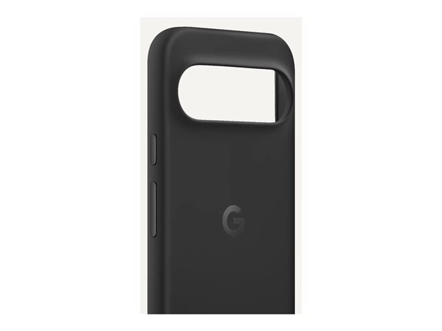 Google - Back cover for mobile phone - polycarbonate shell, silicone, microfibre lining - obsidian - for Pixel 9, 9 Pro
