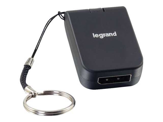 C2G USB-C to DisplayPort Travel Adapter - External video adapter - USB-C - DisplayPort - black