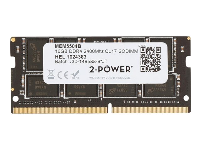 16GB DDR4 2400MHz CL17 SODIMM