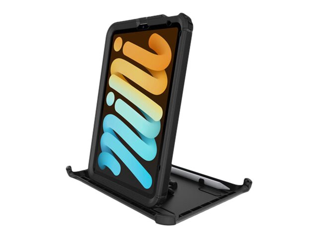 OtterBox Defender Series - Protective case for tablet - polycarbonate, synthetic rubber - black - for Apple iPad mini (6th generation)