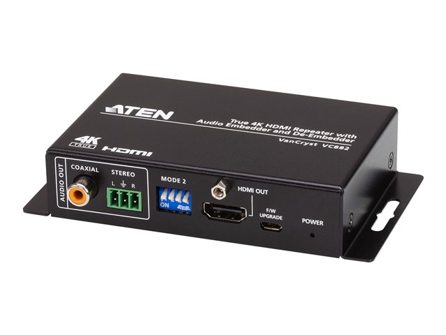 ATEN VC882 4k HDMI repeater/ audio embedder and disembedder