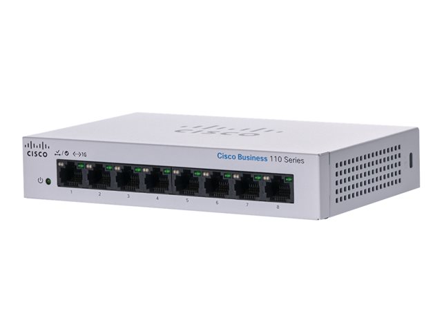 CBS110 UNMANAGED 8-PORT GE DESKTOP EXT PS