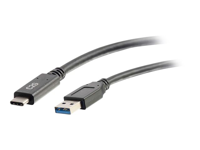 C2G 10ft USB C to USB A Cable - USB 3.2 - 5Gbps -M/M - USB-C cable - USB Type A to USB-C - 3.05 m