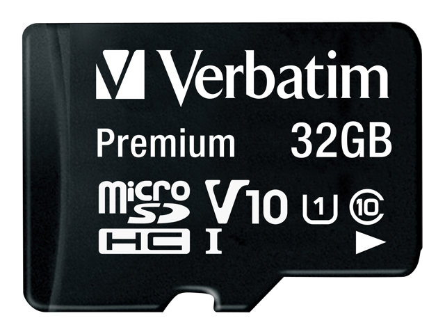MICRO SDHC CARD 32GB CLASS10 INCL ADAPTER R: 10MB/S W: 10MB/