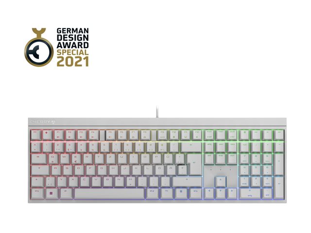CHERRY MX 2.0S RGB KEYBOARD CORDED MECHANICAL WHITE
