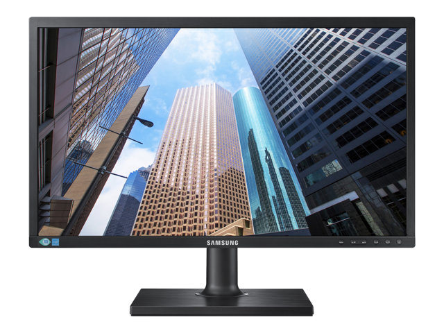 Samsung SE650 Series S24E650XW - LED monitor - 24" - 1920 x 1200 - Plane to Line Switching (PLS) - 250 cd/m² - 1000:1 - 4 ms - DVI, VGA, DisplayPort - speakers - black
