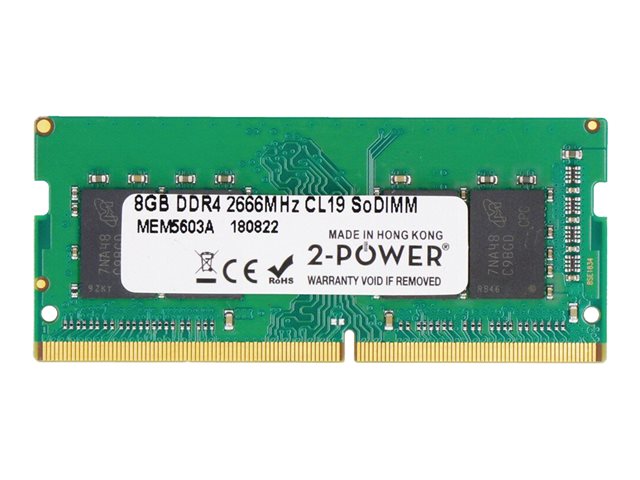 8GB DDR4 2666MHz CL19 SoDIMM
