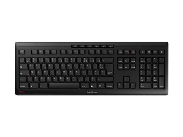 CHERRYSTREAMBLACK KEYBOARDWIRELESS USB FRENCH