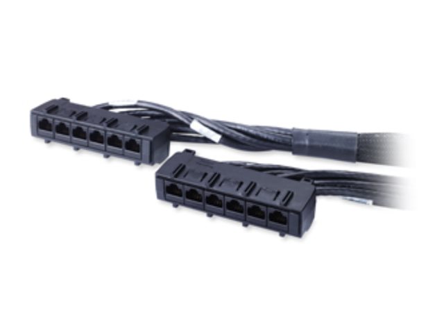 APC - Network cable - TAA Compliant - RJ-45 (F) to RJ-45 (F) - 18.3 m - UTP - CAT 6 - black