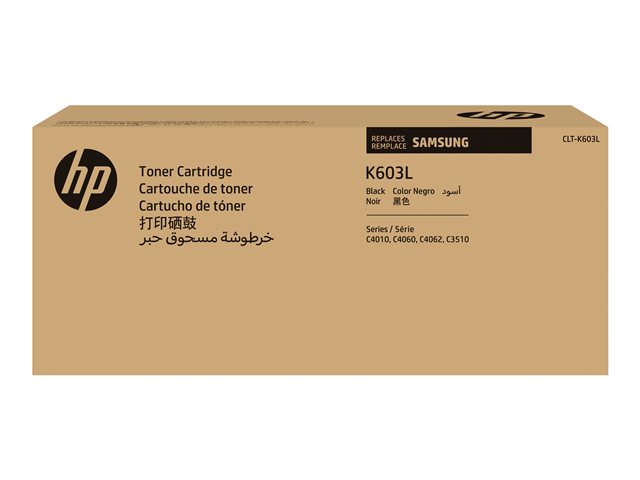 HP CLT-K603L - High Yield - black - original - toner cartridge (SU214A) - for ProXpress SL-C4010N, SL-C4010ND, SL-C4012ND, SL-C4060FX, SL-C4062FX