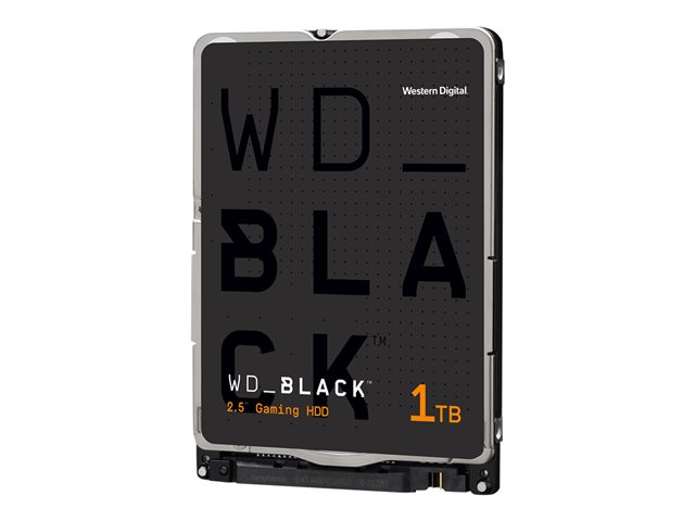 WD Black WD10SPSX - Hard drive - 1 TB - internal - 2.5" - SATA 6Gb/s - 7200 rpm - buffer: 64 MB