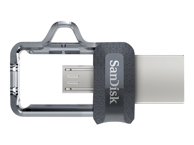 SanDisk Ultra Dual M3.0 - USB flash drive - 256 GB - USB 3.0 / micro USB