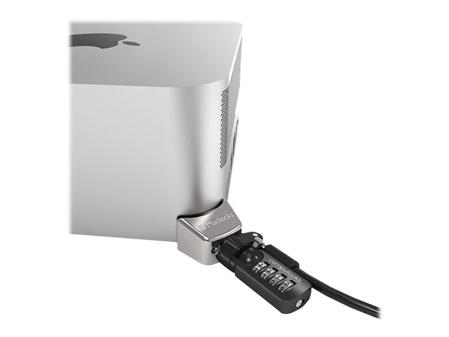 Compulocks Mac Studio Ledge Lock Adapter with Combination Cable Lock - security cable lock set